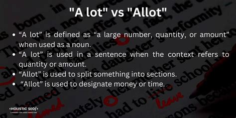 Understanding Alot vs. A Lot (And Allot—With Examples).